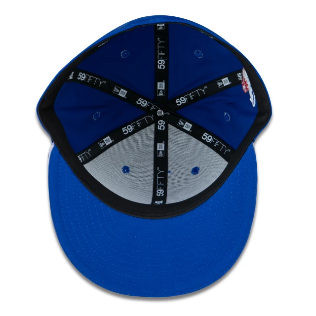 Boné 59FIFTY MLB Los Angeles Dodgers Core Aba Reta Azul