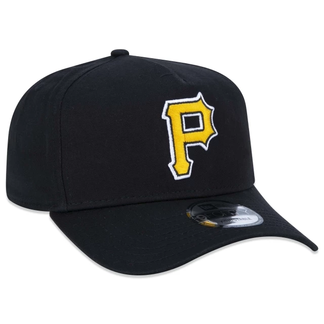 Boné 9FORTY A-Frame Snapback MLB Pittsburgh Pirates Core Aba Curva Preto