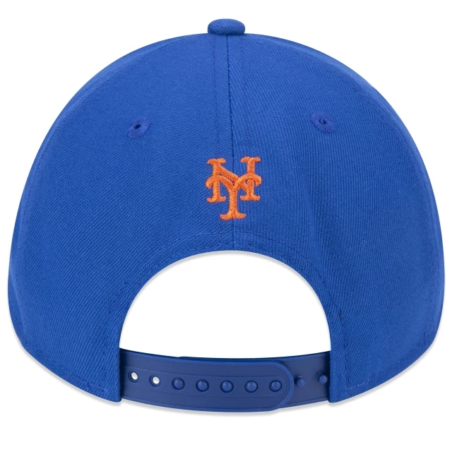 Boné 9FORTY Snapback MLB New York Mets Tecnologic Aba Curva Azul