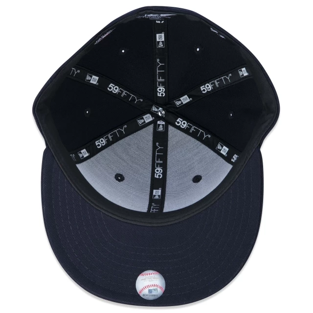 Boné 59FIFTY MLB Toronto Blue Jays Tecnologic Aba Reta Azul Marinho