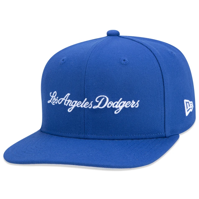 Boné 9FIFTY Original Fit Snapback MLB Los Angeles Dodgers Vintage Aba Reta Azul Royal