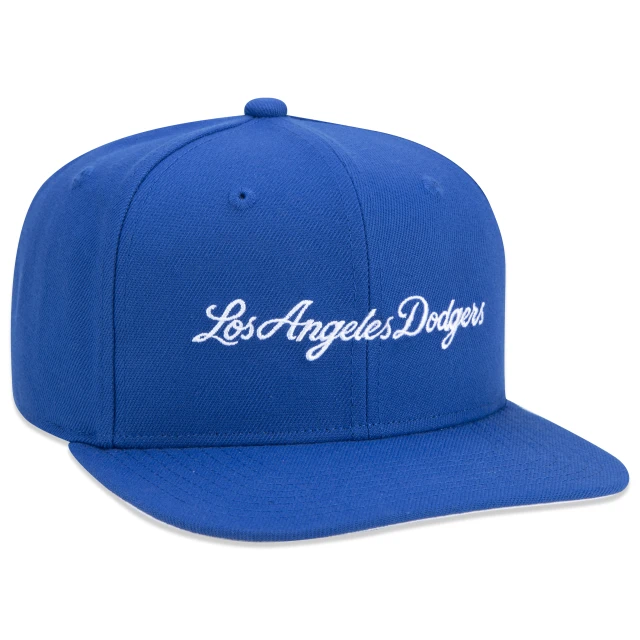 Boné 9FIFTY Original Fit Snapback MLB Los Angeles Dodgers Vintage Aba Reta Azul Royal