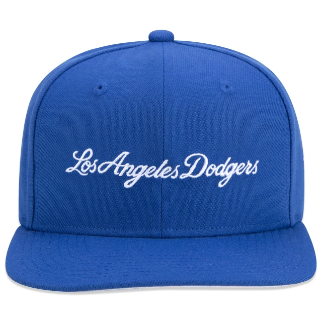 Boné 9FIFTY Original Fit Snapback MLB Los Angeles Dodgers Vintage Aba Reta Azul Royal