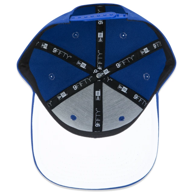 Boné 9FIFTY Original Fit Snapback MLB Los Angeles Dodgers Vintage Aba Reta Azul Royal