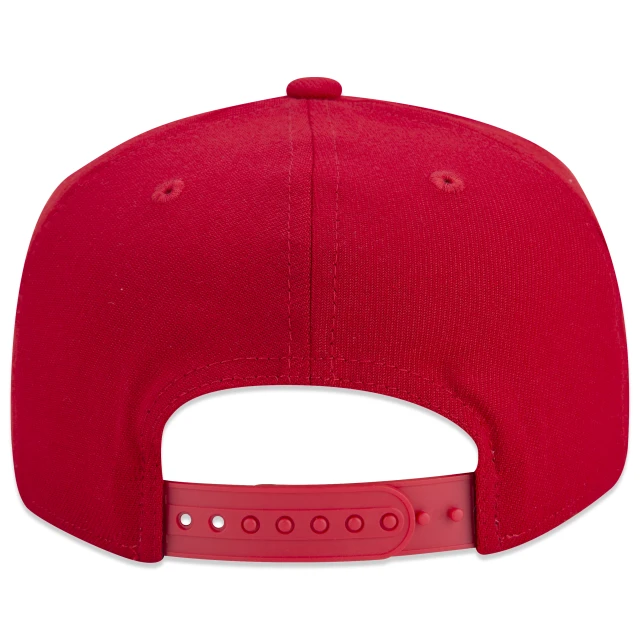 Boné 9FIFTY Stretch Snap Snapback MLB New York Yankees Vintage Aba Curva Vermelho