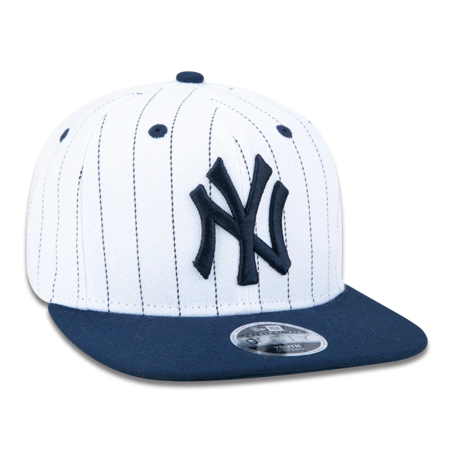 Boné Infantil 9FIFTY Original Fit Snapback MLB New York Yankees Aba Reta Branco