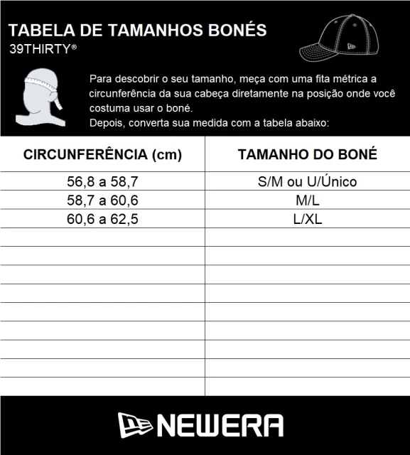 Boné 39THIRTY MLB Boston Red Sox 3930 All Aba Curva Azul Marinho