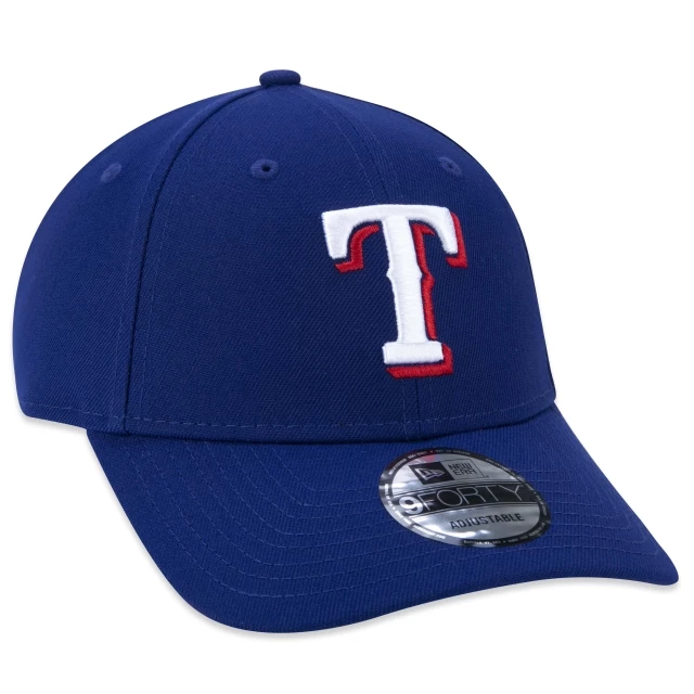 Boné 9FORTY Snapback MLB Texas Rangers Aba Curva Azul Royal