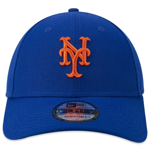 Boné 9FORTY Snapback MLB New York Mets Aba Curva Azul Royal