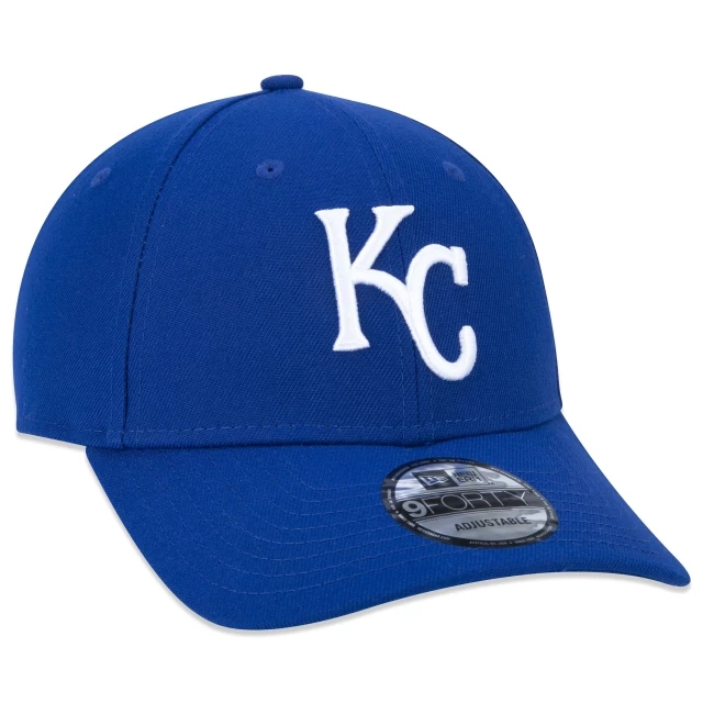 Boné 9FORTY Snapback MLB Kansas City Royals Aba Curva Azul Royal