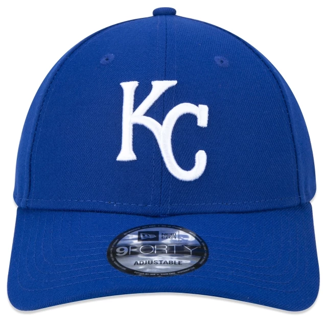 Boné 9FORTY Snapback MLB Kansas City Royals Aba Curva Azul Royal