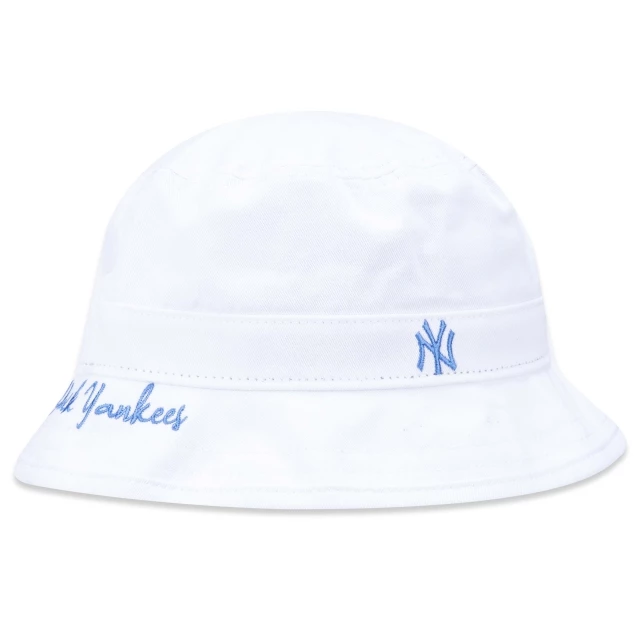 Chapéu Bucket MLB New York Yankees Classic Branco