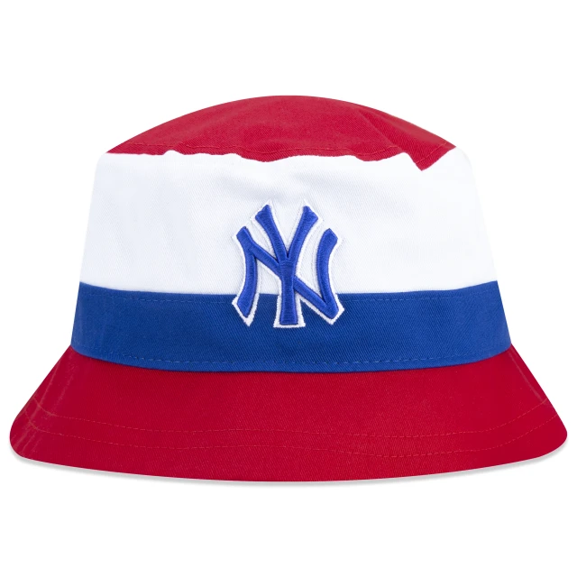 Chapéu Bucket MLB New York Yankees Vintage Vermelho