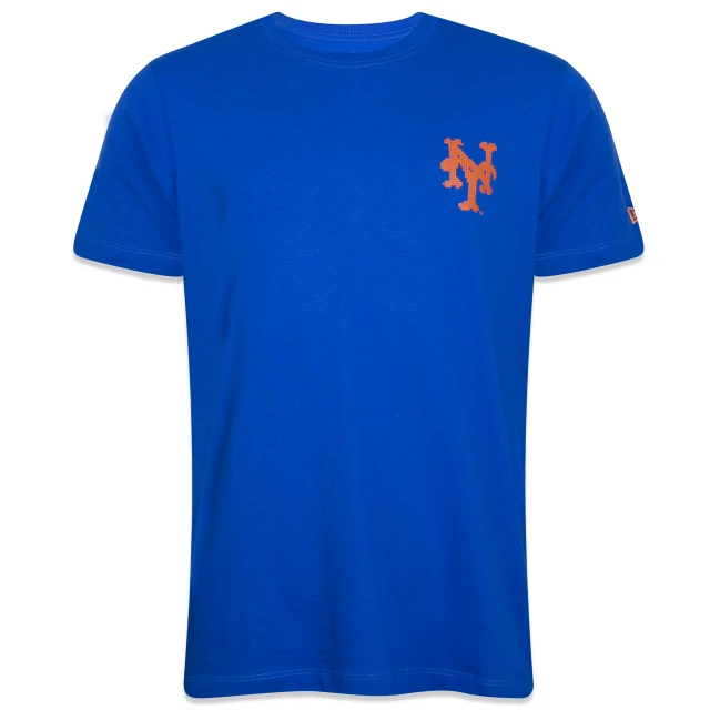 Camiseta Regular MLB New York Mets Tecnologic Manga Curta Azul Royal