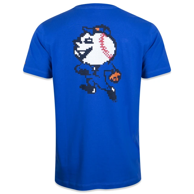 Camiseta Regular MLB New York Mets Tecnologic Manga Curta Azul Royal