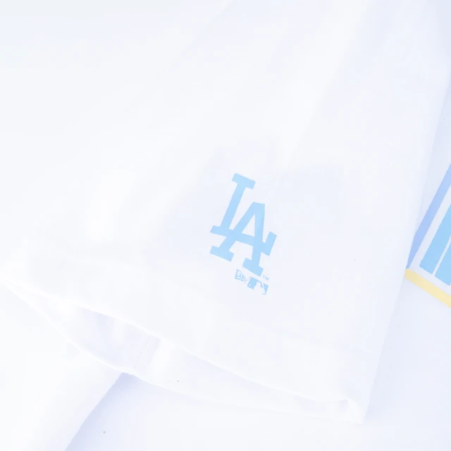 Camiseta Regular MLB Los Angeles Dodgers Vacation Manga Curta Branca