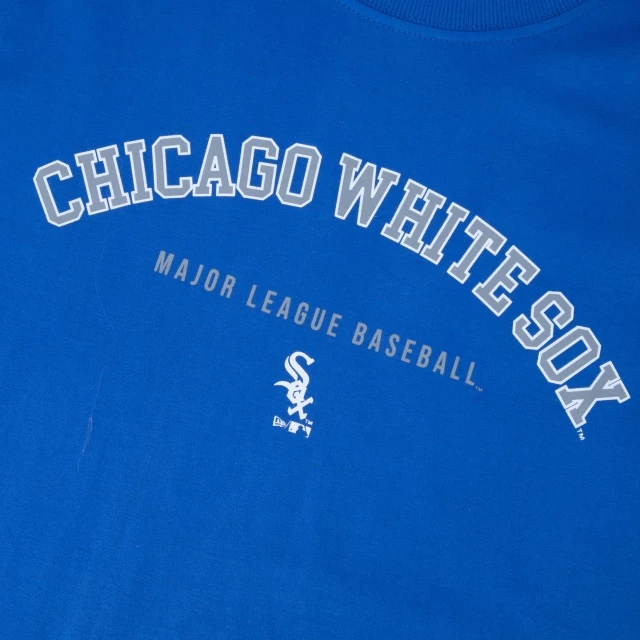 Camiseta Regular MLB Chicago White Sox Vintage Manga Curta Azul Royal