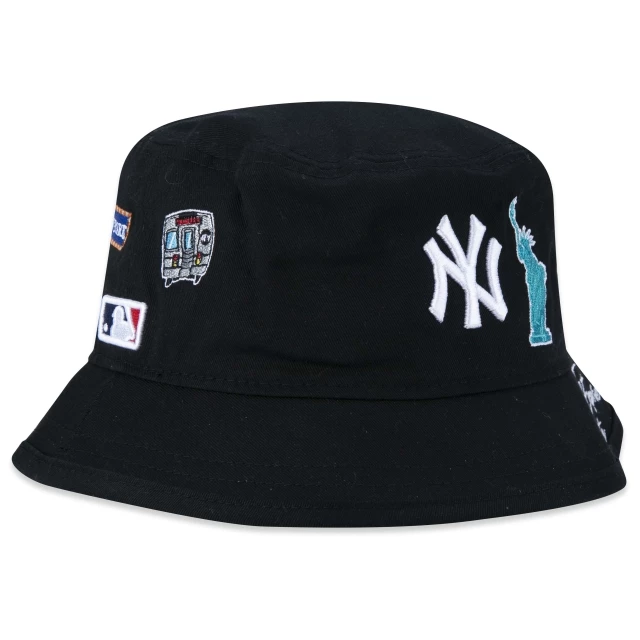 Chapéu Bucket MLB New York Yankees Core City Icons