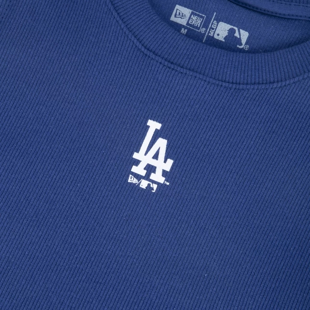 Regata Feminina Cropped MLB Los Angeles Dodgers Logo