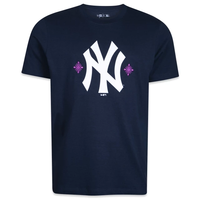 Camiseta MLB New York Yankees Cultural Remixes Big Logo
