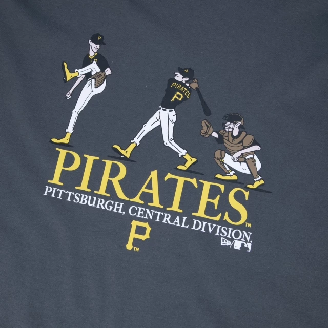 Camiseta Plus Size MLB Pittsburgh Pirates All Freestyle Manga Curta