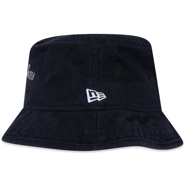 Chapéu Bucket Feminino MLB New York Yankees Script