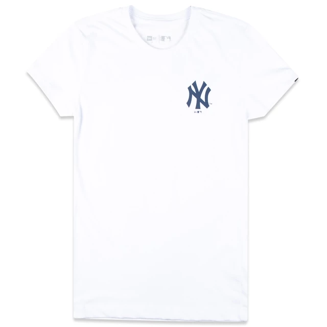 Camiseta Feminina Baby Look MLB New York Yankees Classic