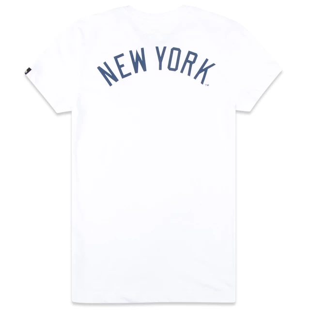 Camiseta Feminina Baby Look MLB New York Yankees Classic