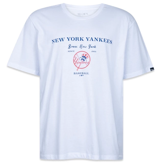 Camiseta Plus Size Regular MLB New York Yankees