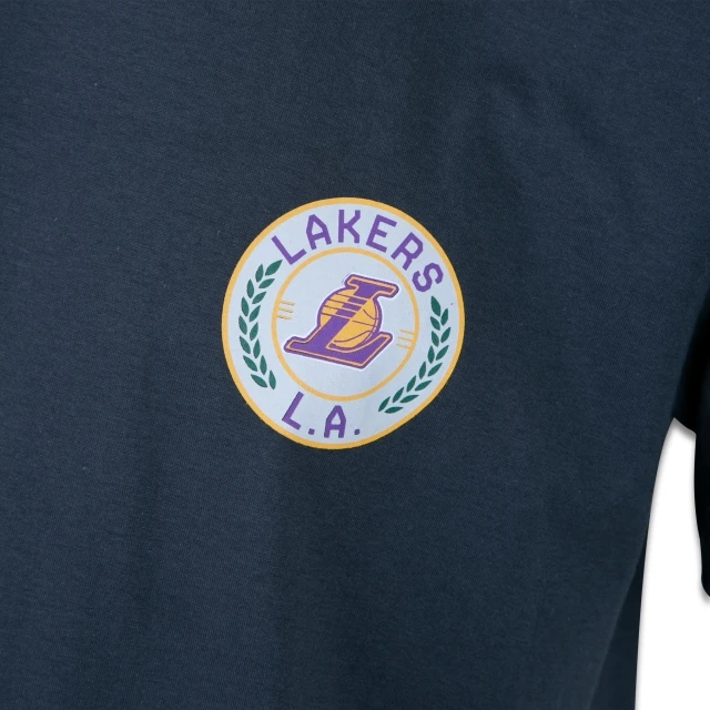 Camiseta Manga Curta NBA Los Angeles Lakers College Branch