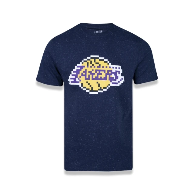 Camiseta Manga Curta NBA Los Angeles Lakers Rave Space Pixels