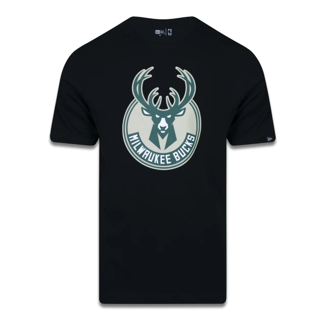 Camiseta Manga Curta NBA Milwaukee Bucks