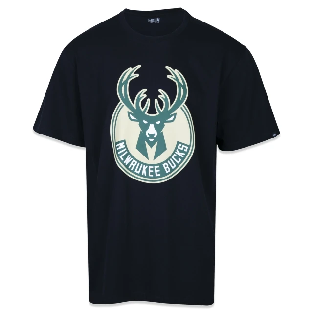 Camiseta Plus Size Manga Curta NBA Milwaukee Bucks Core