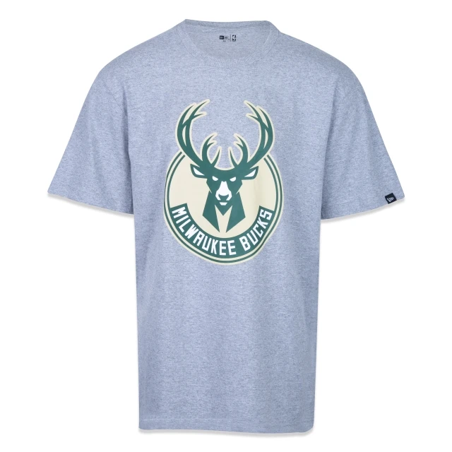 Camiseta Plus Size Manga Curta NBA Milwaukee Bucks Core