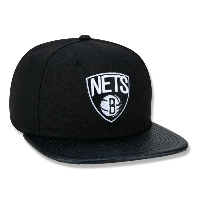 Boné 9FIFTY Original Fit Snapback Aba Reta NBA Brooklyn Nets Core