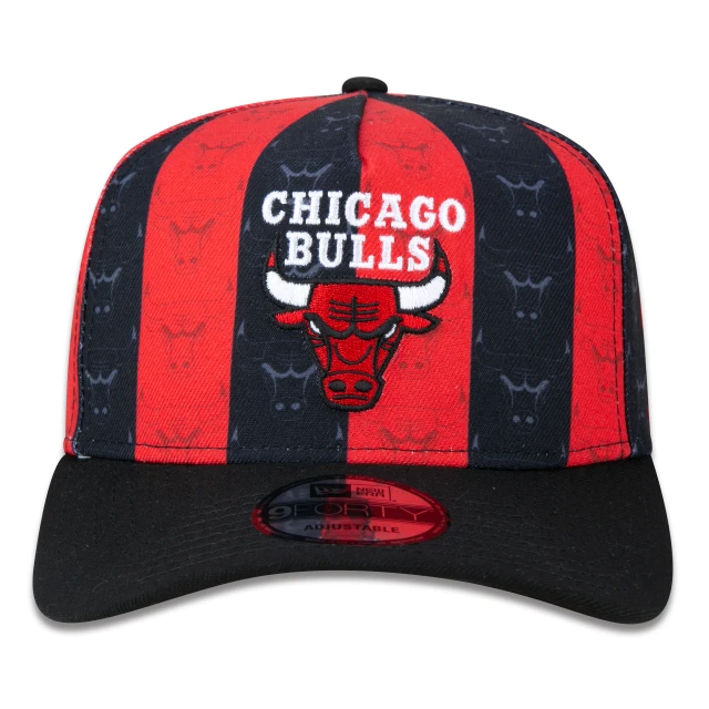 Boné 9FORTY A-Frame Snapback Aba Curva NBA Chicago Bulls Soccer Style
