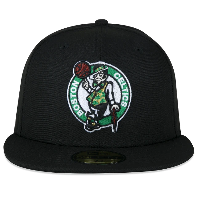Boné 59FIFTY Aba Reta NBA Boston Celtics