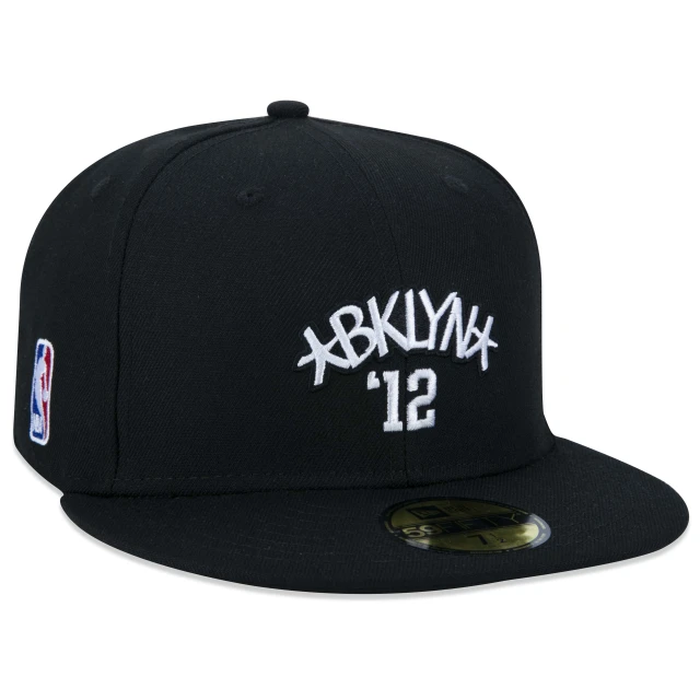 Boné 59FIFTY NBA Brooklyn Nets Core Fitted Aba Reta