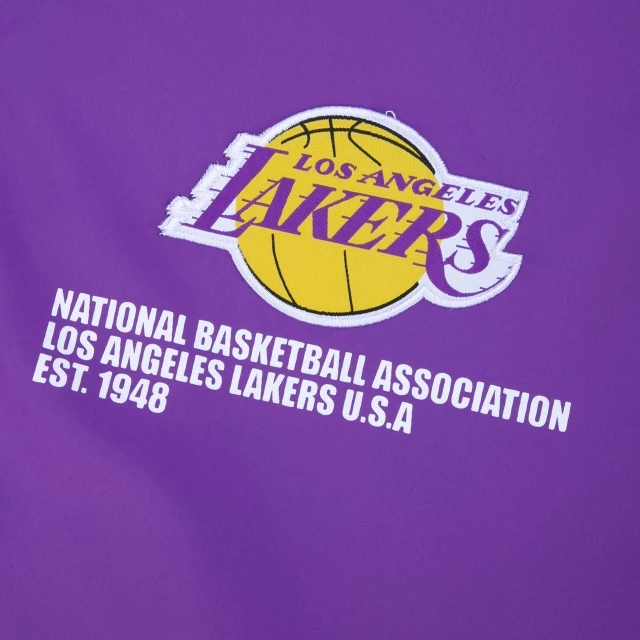 Jaqueta Corta Vento Windbreaker NBA Los Angeles Lakers Offline Survivor