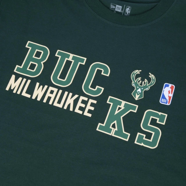 Camiseta Regular NBA Milwaukee Bucks Back To School Manga Curta