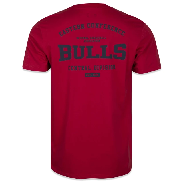 Camiseta Regular NBA Chicago Bulls Back To School Manga Curta
