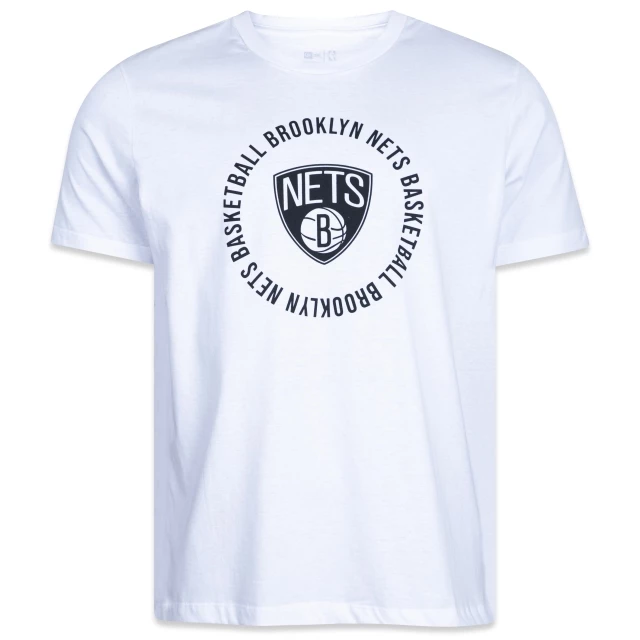 Camiseta Regular NBA Brooklyn Nets Core Manga Curta