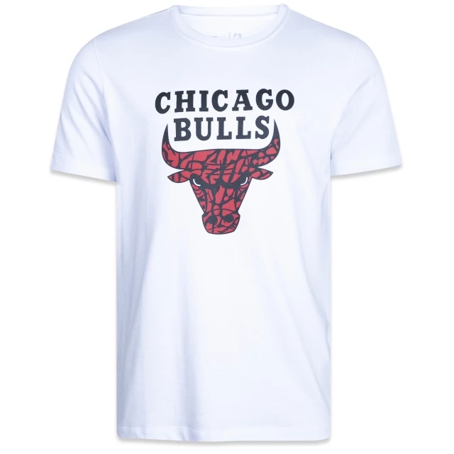 Camiseta Regular NBA Chicago Bulls Core Manga Curta