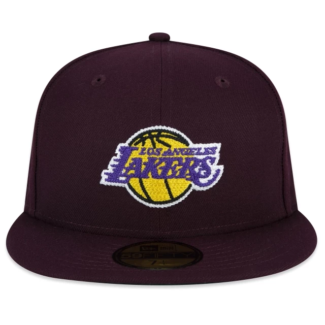 Boné 59FIFTY Los Angeles Lakers Logo History