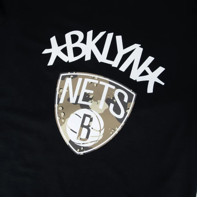 Camiseta Regular NBA Brooklyn Nets Camuflada