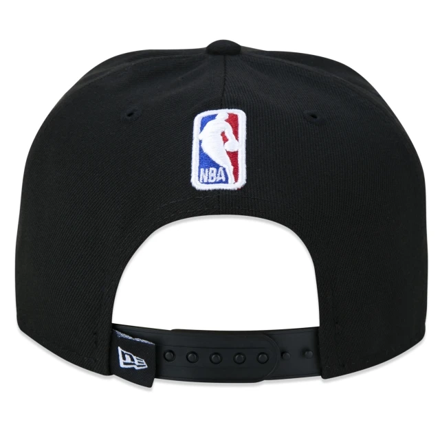 Boné 9FIFTY Snapback Aba Reta Milwaukee Bucks NBA Finals Oficial De Quadra 2021