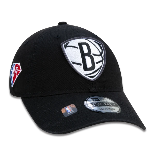 Boné 9TWENTY Brooklyn Nets NBA Authentic Draft Series Preto