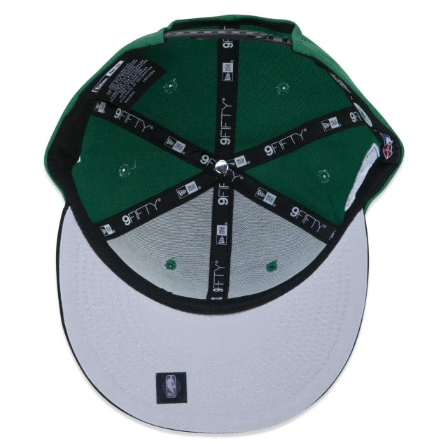 Boné 9FIFTY Boston Celtics NBA Authentic Draft Series Aba Reta Verde
