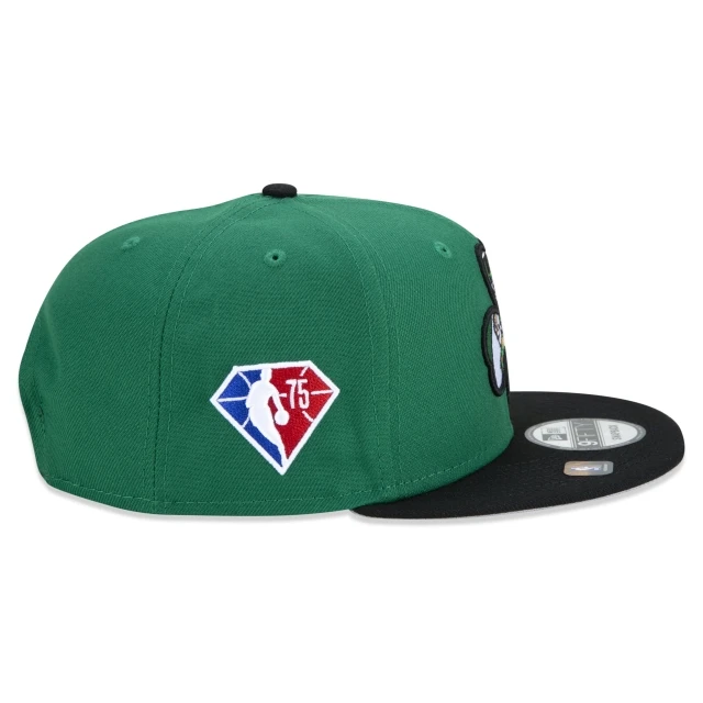 Boné 9FIFTY Boston Celtics NBA Authentic Draft Series Aba Reta Verde