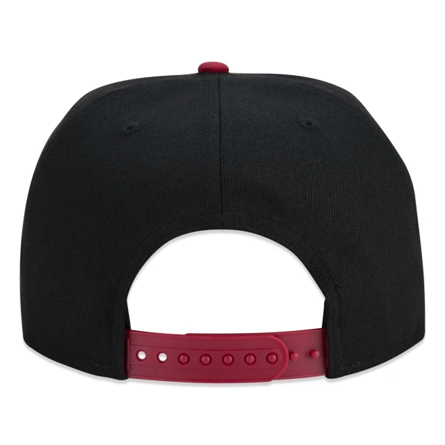 Boné 9FIFTY Miami Heat NBA Authentic Draft Series Aba Reta Preto